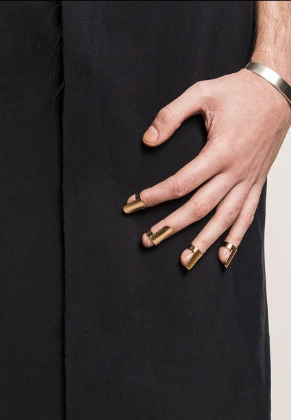 OHIRI Lines Men Nail Rings