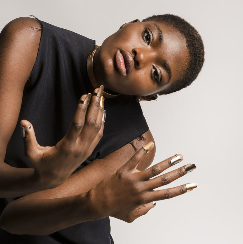 OHIRI Lines Women Nail Rings