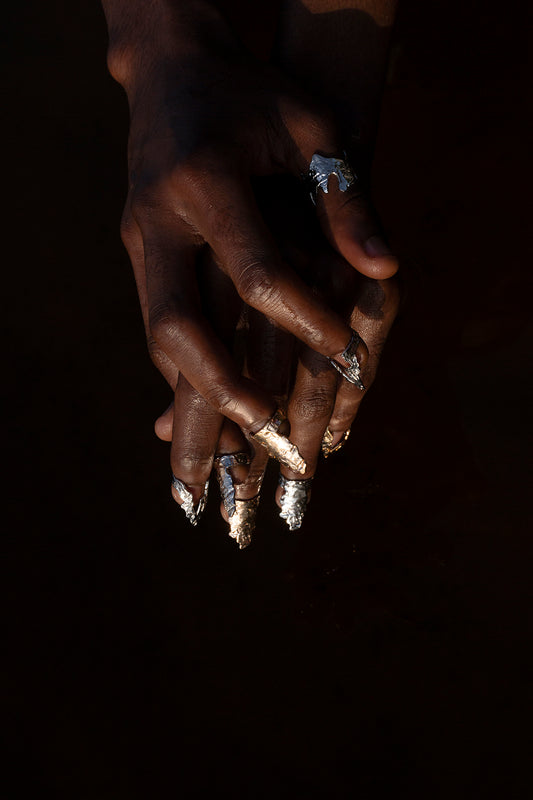 SIKA NAIL RING VERMEIL