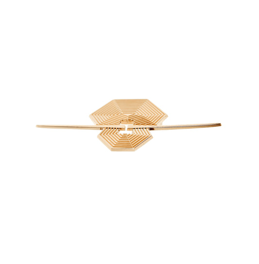 LINES MAEL BROOCH VERMEIL