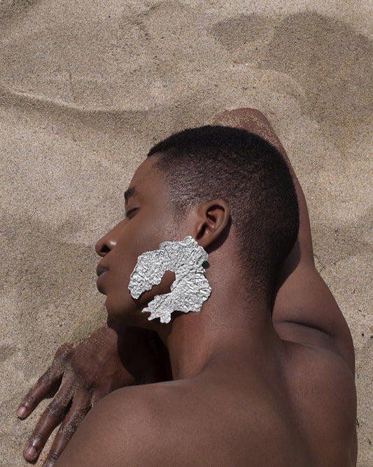 SIKA MASSIVE EARRING SILVER